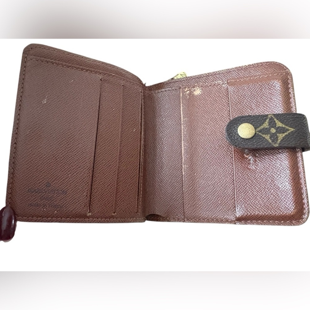 Vintage Louis Vuitton Bifold Compact Wallet - COA included - Picture 8 of 15